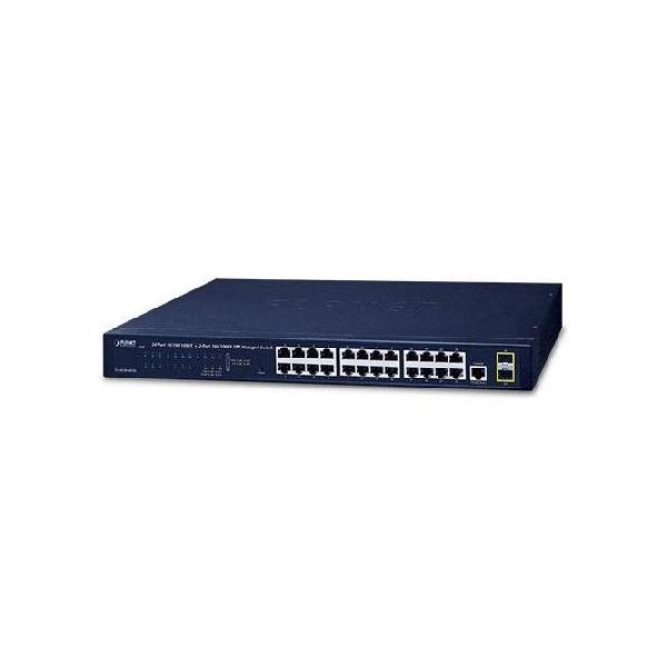 GS-4210-24T2S 24-Port Layer 2 Managed Gigabit Ethernet Switch W/2