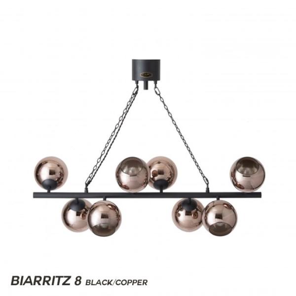 ペンダントライト ハモサ HERMOSA ビアリッツ BIARRITZ 8 Black/Copper