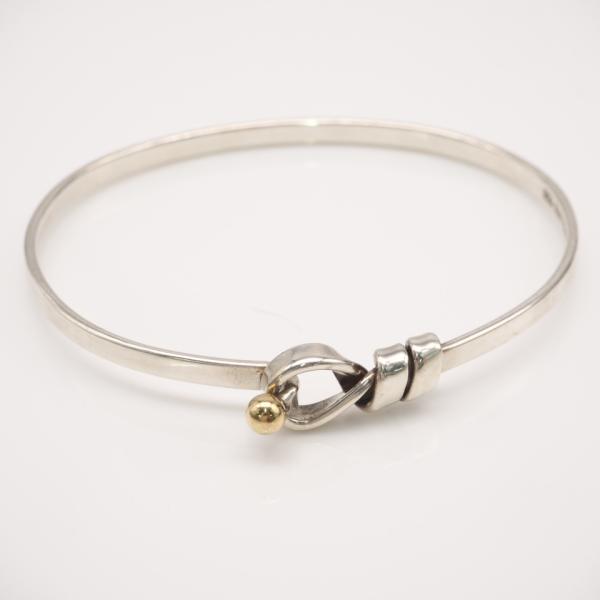Tiffany & Co. ラブノット バングル SV925 750 TIFFANY&Co.（ティファニー） ☆3日以内返品可☆ 美品 ラブノット