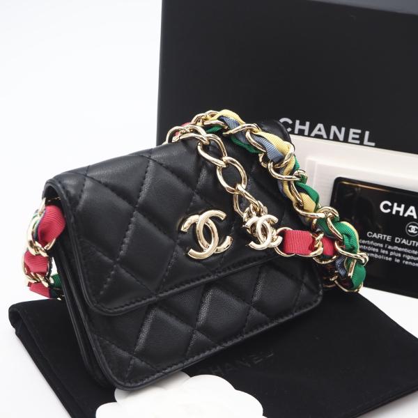 CHANEL シャネル ヴィンテージ チェーンバッグ ミニマトラッセ　ショルダー VINTAGE CHANEL/シャネル】 Matelasse チェーンショルダーバッグ 17