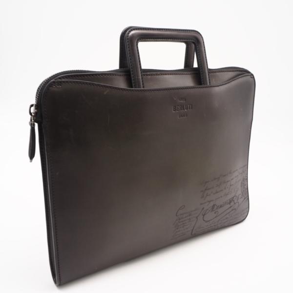 Berluti ベルルッティ カリグラフィ レザー ビジネスバッグ ☆3日以内返品可☆ 美品 Berluti ベルルッティ ヴェネチア レザー