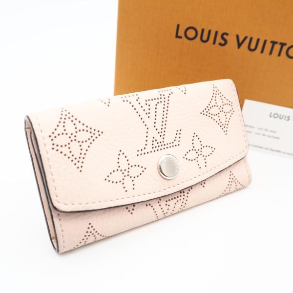 【美品】ルイヴィトン マヒナ マグノリア ミュルティクレ 4 キーケース LOUIS VUITTON（ルイ・ヴィトン） ☆3日以内返品可☆ マヒナ