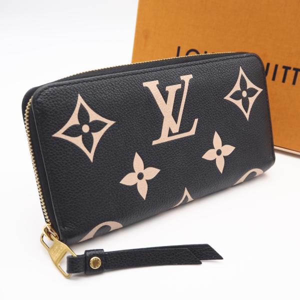 希少カラー ジッピーウォレット アンプラント ルイヴィトン モノグラムバイカラー LOUIS VUITTON（ルイ・ヴィトン） ☆3日以内返品可☆ モノグラム アン