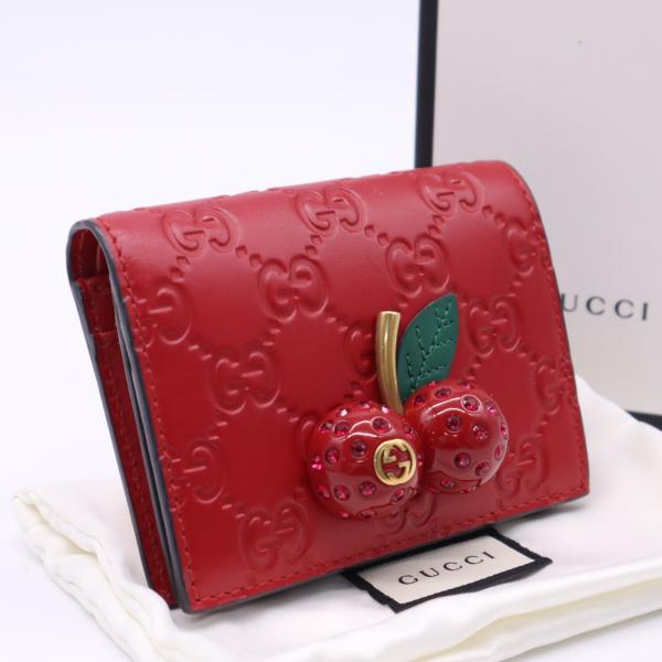 GUCCI（グッチ） ☆3日以内返品可☆ 美品 GGスプリーム チェリー