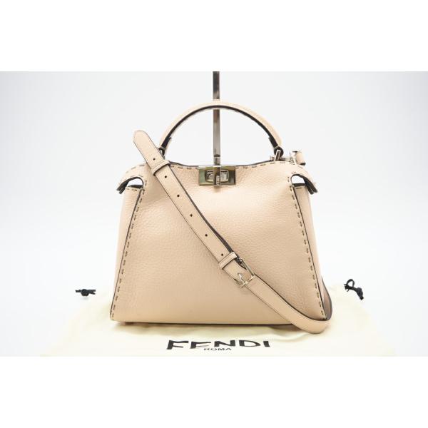 美品 FENDI ミニ ピーカブー エッセンシャリー セレリア 8BN302. FENDI（フェンディ） ☆3日以内返品可☆ 8BN302 ピーカブー セレリア