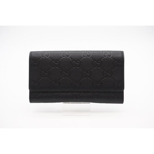 ★3日以内返品可★ GUCCI グッチ 815922 GGエンブレム レザー コンチネンタルウォレット ブラック 財布 GUCCI（グッチ） ☆3日以内返品可☆ 815922 GGエンブレム レザー