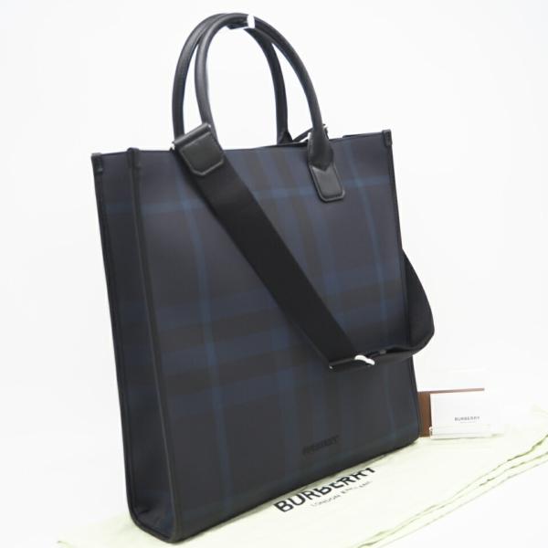 【極美品】BURBERRY レザー トートバッグ 2way ビジネスバッグ 黒 極美品】BURBERRY レザー トートバッグ 2way ビジネスバッグ 黒
