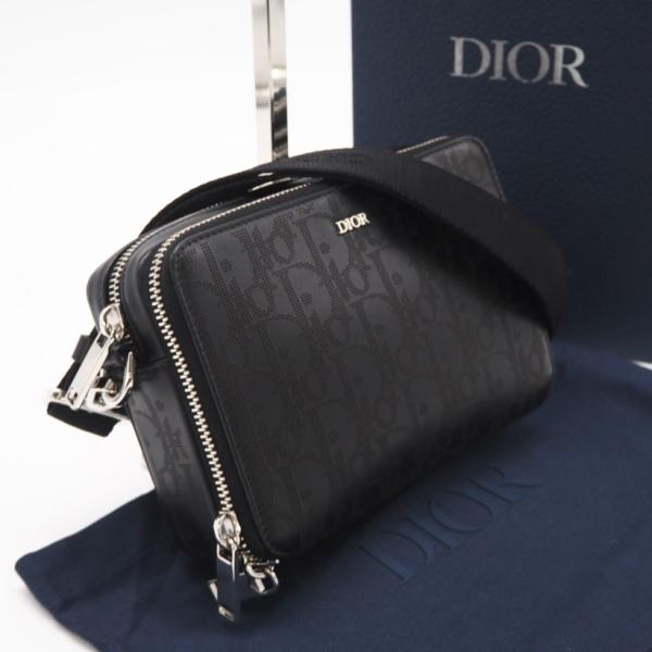 ★3日以内返品可★ Dior ディオール 2ESBC119VPD オブリークギャラクシー レザー ブラック  ショルダーバッグ 極美品 ☆3日以内返品可☆ Dior ディオール 2ESBC119VPD オブリーク