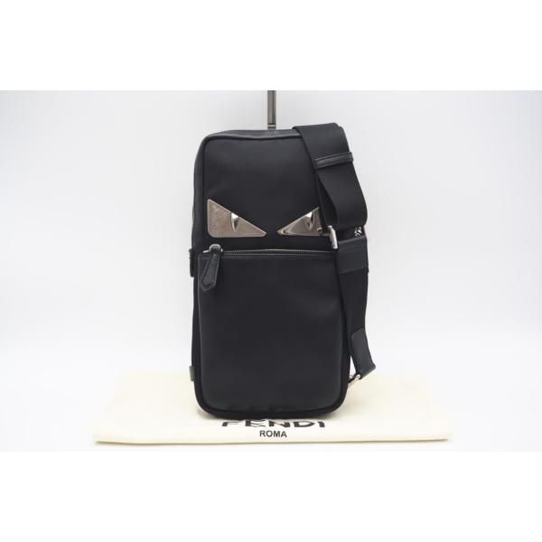 FENDI フェンディ/ボディバッグ 7VZ033 モンスターバグズアイ ☆安心の3大保証☆ Bランク ≪FENDI フェンディ/ボディバッグ≫ 7VZ033