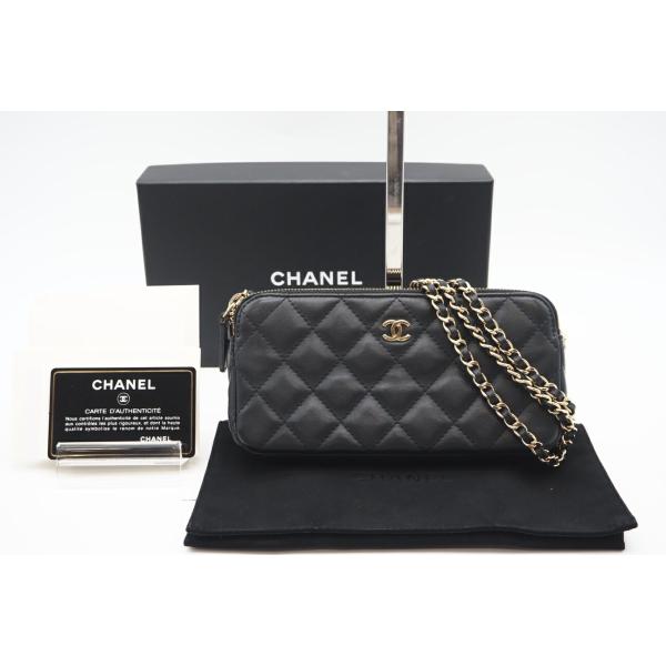Chanel ブラックレザー 12270650_1.jpg