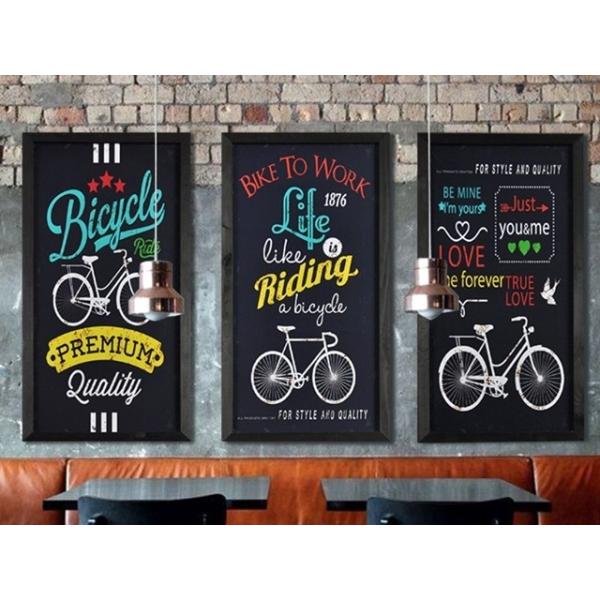 レトロ アンティーク 木製 自転車 絵画 壁掛け 版画 おしゃれ インテリア 雑貨 アートフレーム アートパネル 自転車看板 自転車の絵 自転車柄 北欧風 A0187 Bicycle Gift 通販 Yahoo ショッピング