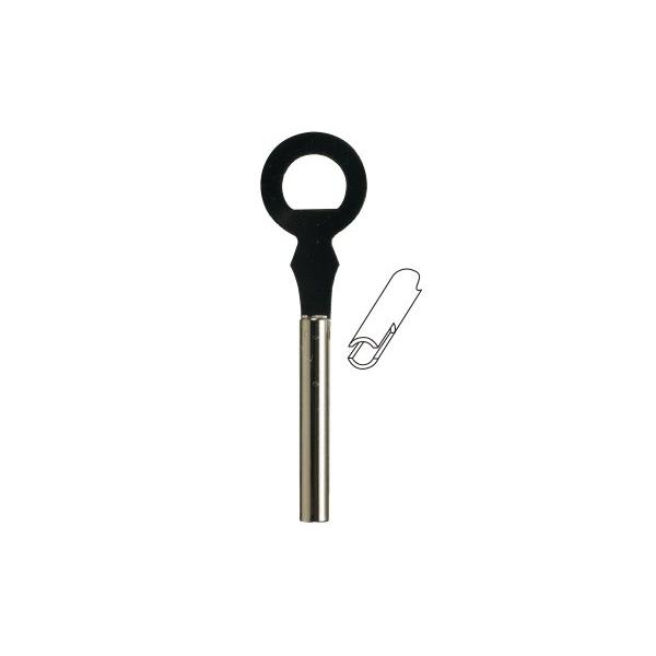 2個入 西川商店 両爪鍵 (黒ニッケル) (コード2698) 【メーカー直送商品