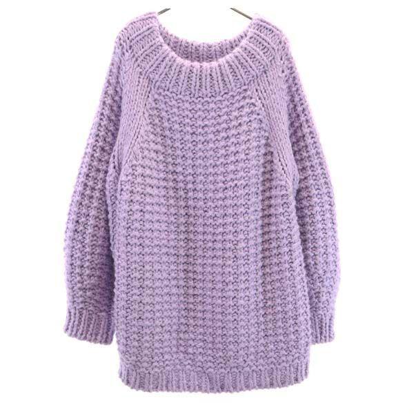 スナイデル ざっくり ニット F ラベンダー Snidel ラグラン セーター レディース 古着 2105 Ay Fre Wse Big 2nd 通販 Yahoo ショッピング