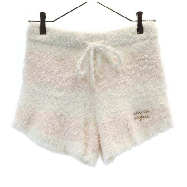 美品 ジェラートピケ もこもこ ふわふわ ボーダー柄 ショートパンツ F ホワイト ピンク Gelato Pique ルームウェア レディース 古着 1212 Ay Sht 1781 Wsp Big 2nd 通販 Yahoo ショッピング