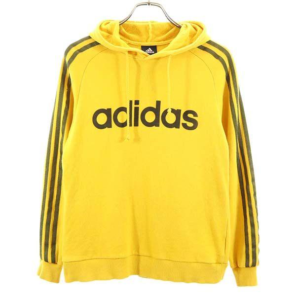 アディダス ロゴ パーカー 3本ライン S Adidas フード パーカー トレーナー マスタード レディース 0304 Ay Top Wtr Big 2nd 通販 Yahoo ショッピング
