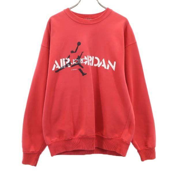 ナイキ 90s 銀タグ ジョーダン スウェット M レッド系 Nike Air Jordan ロゴ 長袖 トレーナー メンズ 古着 Bobr Fre Mtr Big 2nd 通販 Yahoo ショッピング