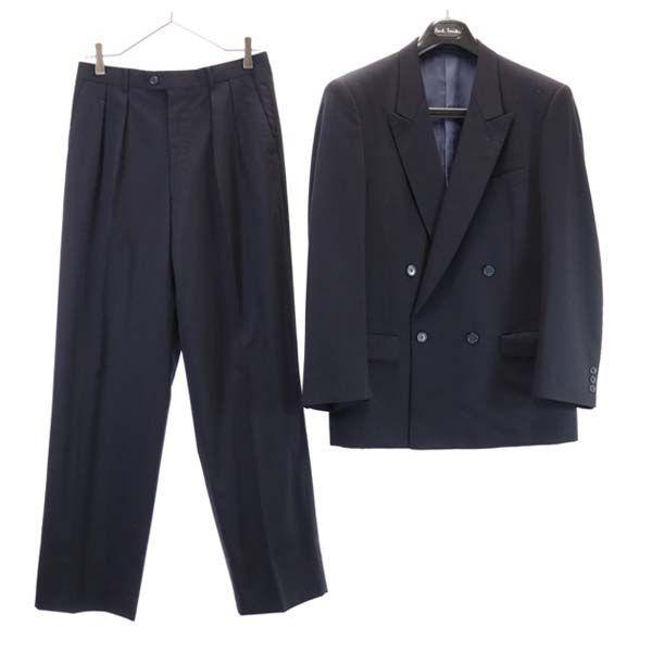ポールスミス ウール100 ダブルスーツ セットアップ ネイビー Paul Smith テーラードジャケット ツータックパンツ メンズ 古着 Bobr Fre Mhj Big 2nd 通販 Yahoo ショッピング