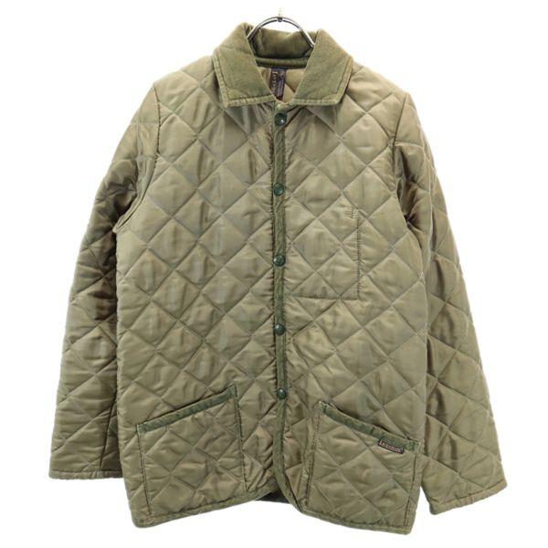 ラベンハム イギリス製 キルティングジャケット 38 カーキ系 LAVENHAM