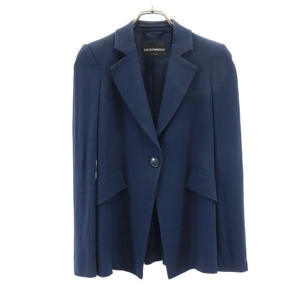 トップ EMPORIO ARMANI リネン混ジャケット風カーディガン abamedyc.com