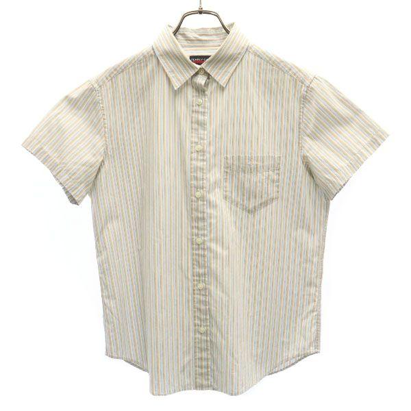 パーリーゲイツ ストライプ柄 半袖 シャツ ゴルフウェア 2 PEARLY