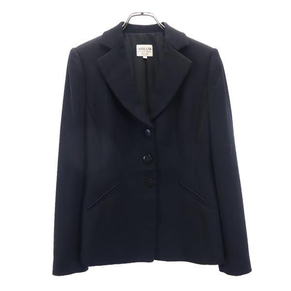 アルマーニ コレッジオーニ テーラードジャケット 40 黒 ARMANI