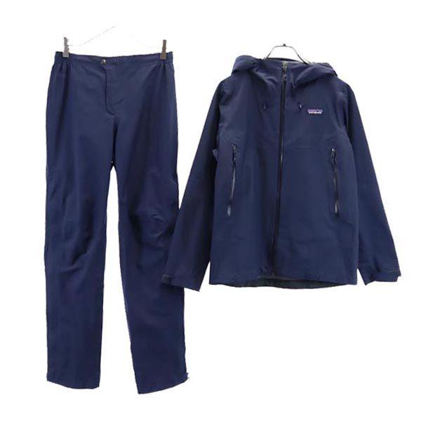 パタゴニア 上下 セットアップ ジャケット S 紺 patagonia レイン