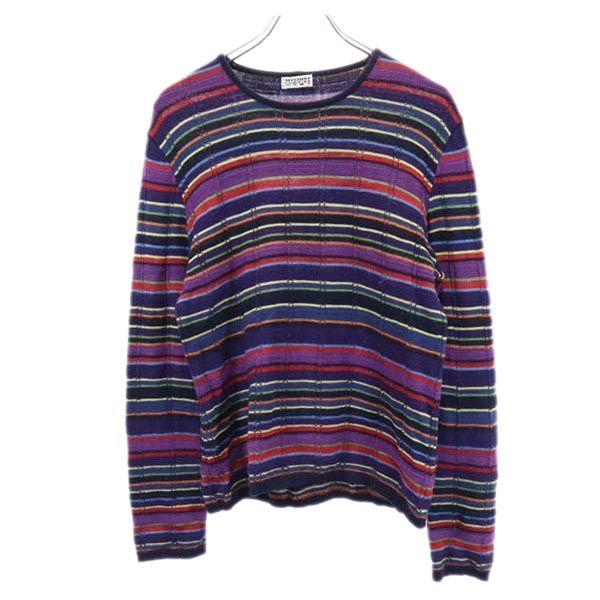 ミッソーニ イタリア製 ウールブレンド 総柄 ニット 46 Missoni 長袖