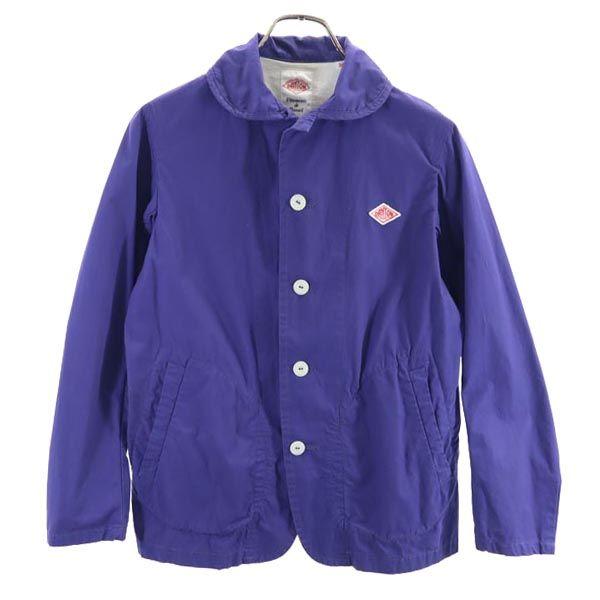 ダントン 日本製 コットン ジャケット 34 青系 Danton レディース 古着