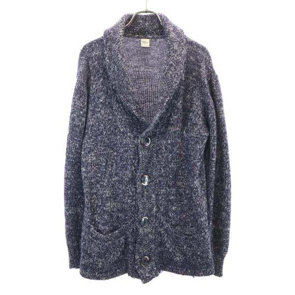 ロンハーマン ニット カーディガン M 紺 白 Ron Herman ショールカラー メンズ 古着 15 Bobr Fre 7187 Mca Big 2nd 通販 Yahoo ショッピング