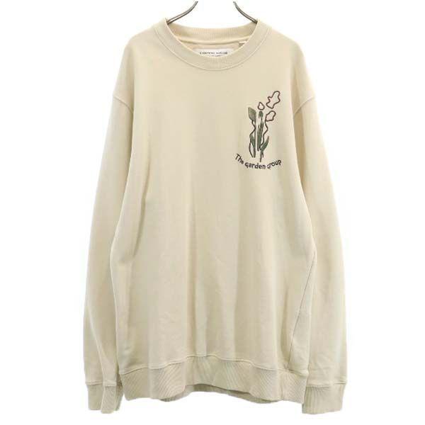 ルオームルージュ 刺繍 スウェット Xl ベージュ L Homme Rouge トレーナー メンズ 古着 Bof Fre Mtr Big 2nd 通販 Yahoo ショッピング