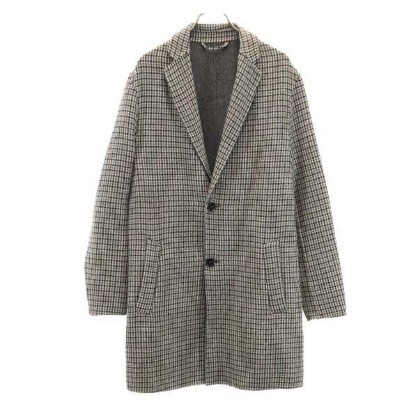 ザラ ウールブレンド 千鳥格子柄 コート S Usa 茶系 Zara レディース 古着 Bof Fre Wco Big 2nd 通販 Yahoo ショッピング