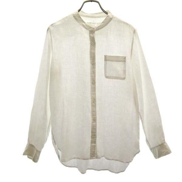 無印良品 リネン 長袖 シャツ L ホワイト レディース 古着 Pdown Bof Fre Wls Big 2nd 通販 Yahoo ショッピング
