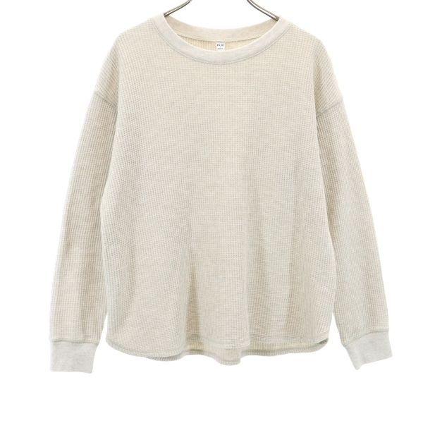 ユニクロ ワッフル地 長袖 Tシャツ M ベージュ系 Uniqlo レディース 古着 Bof Fre Wts Big 2nd 通販 Yahoo ショッピング