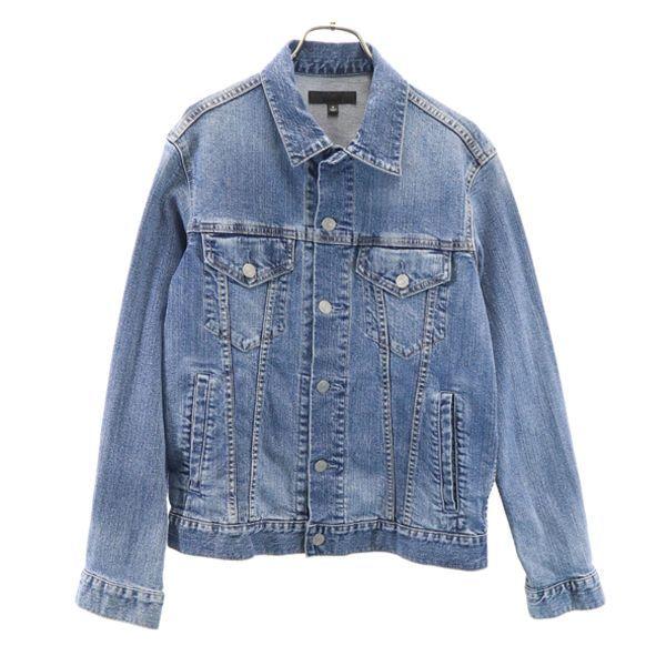 ユニクロ ストレッチ デニムジャケット M Uniqlo ジージャン メンズ 古着 Bof Fre Mjj Big 2nd 通販 Yahoo ショッピング