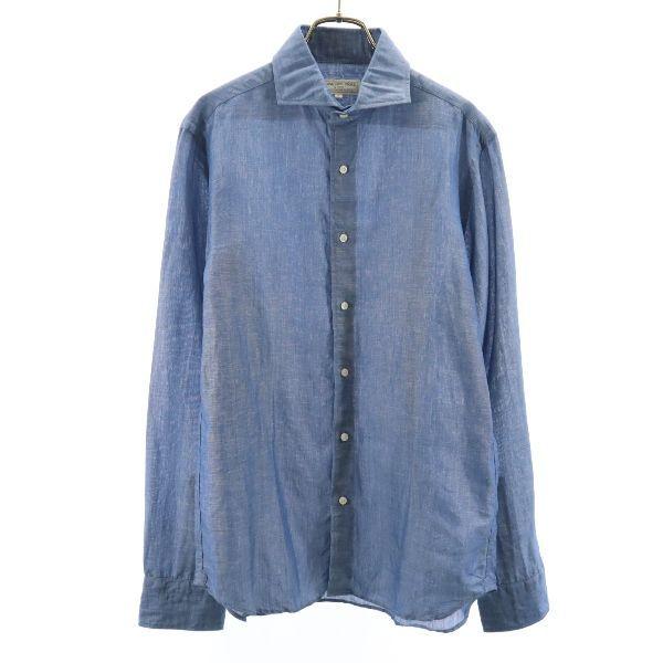 ビーミングライフストア バイ ビームス 長袖 シャツ S 青 B Ming Life Store By Beams リネンブレンド メンズ 古着 メール便可 Bof Fre Mls Big 2nd 通販 Yahoo ショッピング