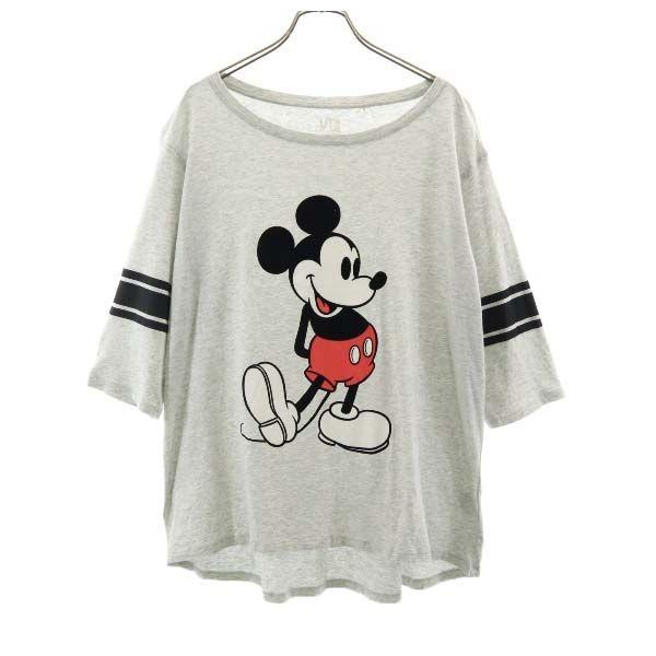 ユニクロ ミッキーマウス 半袖 Tシャツ Xl グレー Uniqlo Ut 五分袖 ラウンドカット レディース 古着 メール便可 Bof Fre Wts Big 2nd 通販 Yahoo ショッピング