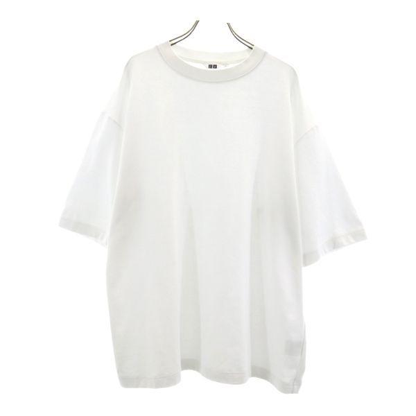 ユニクロ Airism 5分袖 Tシャツ Xl ホワイト Uniqlo オーバーサイズ エアリズム メンズ 古着 メール便可 Bof Fre 111 Mts Big 2nd 通販 Yahoo ショッピング