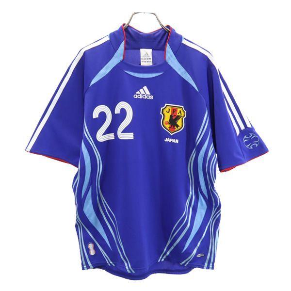 アディダス サッカー日本代表 22 中澤佑二 応援ユニフォーム サッカーウェア S ブルー Adidas Jfa Japan メンズ 古着 メール便可 Bof Fre Mst Big 2nd 通販 Yahoo ショッピング
