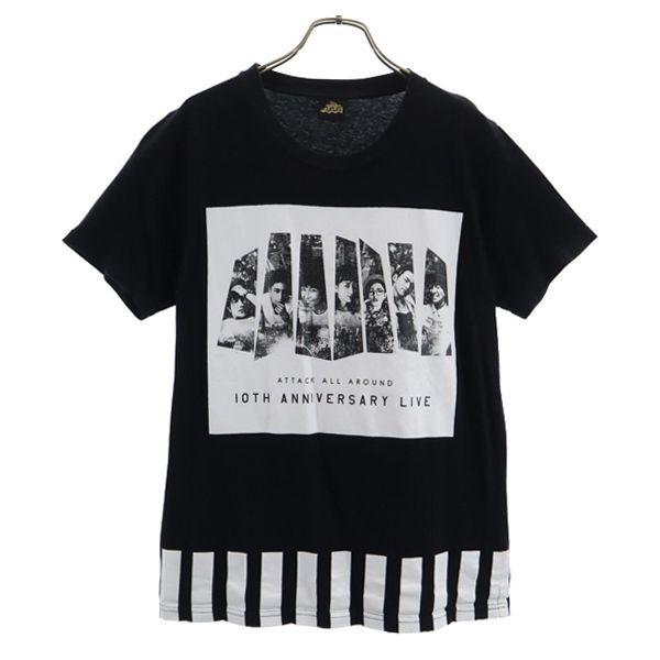トリプルエー 10th Anniversary Live フォトプリント 半袖 Tシャツ S ブラック a ライブ グッズ メンズ 古着 メール便可 Bof Fre Mts Big 2nd 通販 Yahoo ショッピング