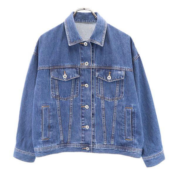 ジーユー デニムジャケット L Gu ジージャン レディース 古着 2110 Pd Bof Fre Wjj Big 2nd 通販 Yahoo ショッピング