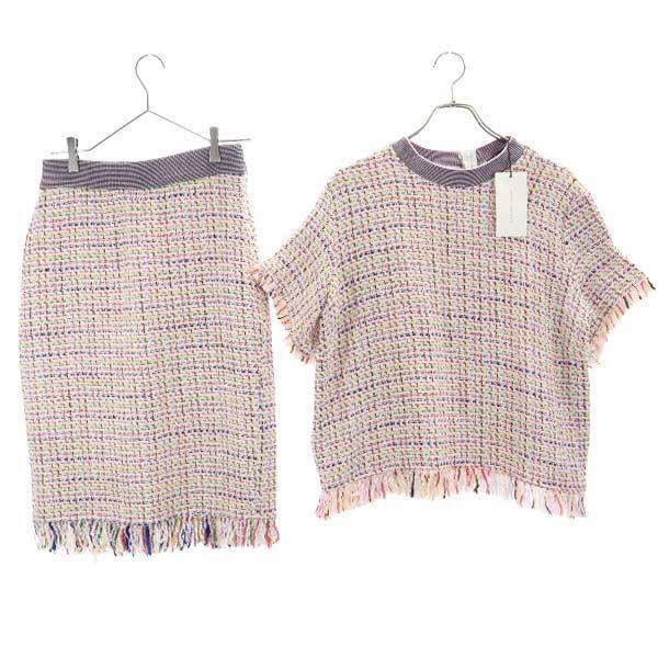 未使用 ザラ ツイード セットアップ 上下 S Us Zara スカート 半袖 レディース 古着 Bof Fre Wht Big 2nd 通販 Yahoo ショッピング