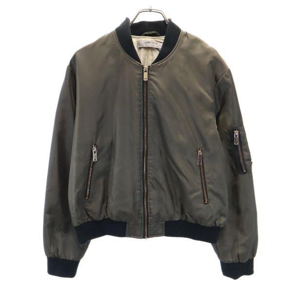 ザラベーシック ナイロン Ma 1 M カーキグリーン Zara Basic ブルゾンジャケット メンズ 古着 Bof Fre Mhj Big 2nd 通販 Yahoo ショッピング
