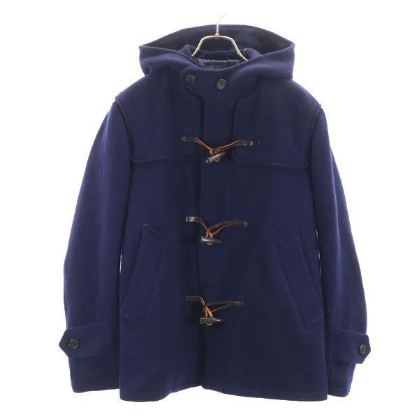 ビューティーアンドユース ウールミックス フーディダッフルコート S ネイビー Beauty Youth メンズ 古着 Bof Fre Mhj Big 2nd 通販 Yahoo ショッピング