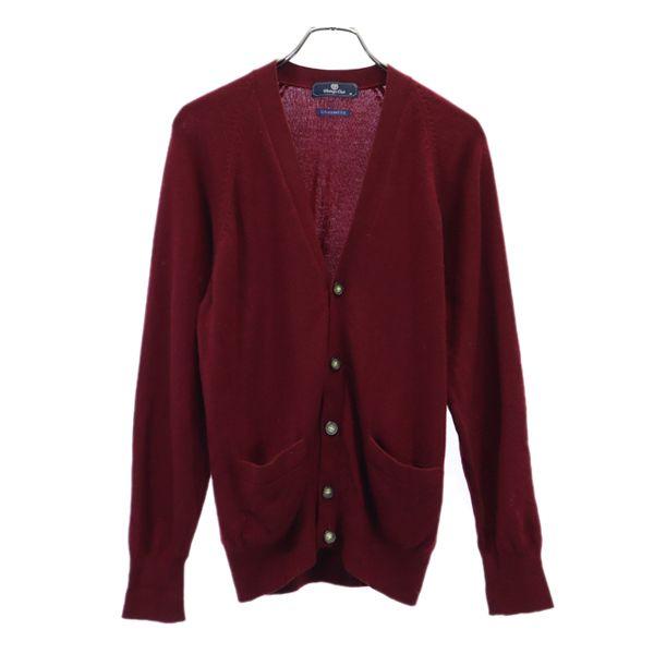 ヴィンテージクラブ カシミヤ100 ラグラン カーディガン M ボルドー Vintageclub メンズ 古着 Pd Bof Fre Mca Big 2nd 通販 Yahoo ショッピング