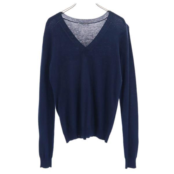 セオリー Vネック ニット S 紺 Theory 薄手 長袖セーター レディース 古着 2412 Bof Fre Wse Big 2nd 通販 Yahoo ショッピング