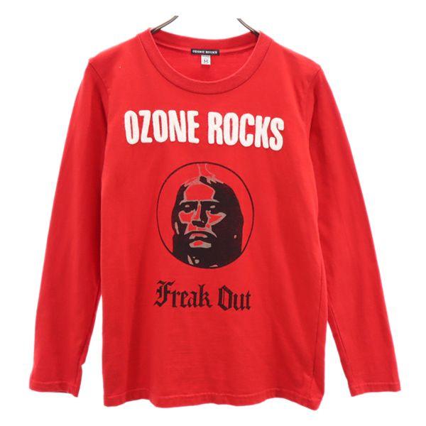 超ポイントアップ祭 vintage ozone rocks design Tシャツ 長袖 aob.adv.br
