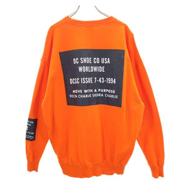 ディーシーシューズ バックプリント スウェット F オレンジ系 Dc Shoes 長袖トレーナー ロゴ メンズ 古着 2427 Pd Bof Fre Mtr Big 2nd 通販 Yahoo ショッピング
