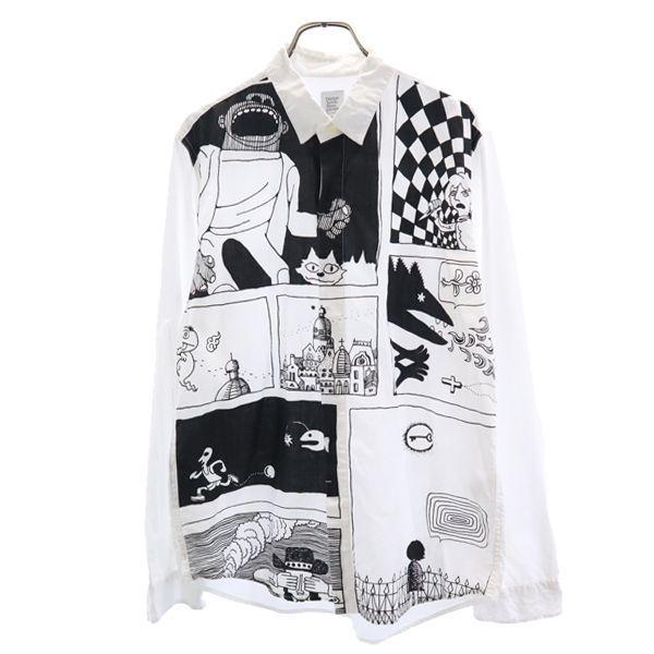 グラニフ 長袖 シャツ M ホワイト系 Graniph メンズ 古着 2516 メール便可 Pd Bof Fre Mls Big 2nd 通販 Yahoo ショッピング