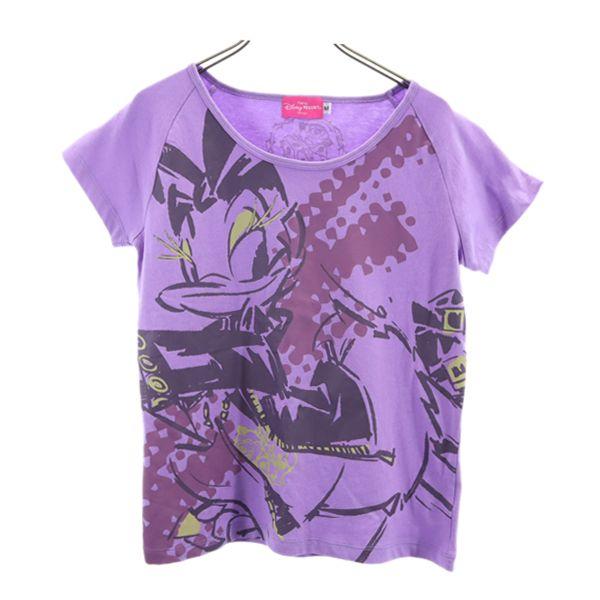 ディズニー デイジーダック 半袖 Tシャツ M パープル Disney レディース 古着 2702 メール便可 Bof Fre Wts Big 2nd 通販 Yahoo ショッピング