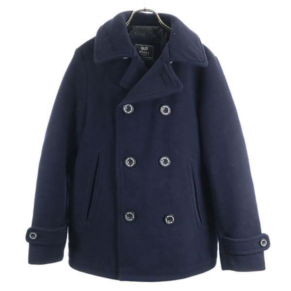 ビームスハート ウールブレンド ピージャケット S 紺 Beams Heart コート メンズ 古着 1111 Pdown Bof Fre 4652 Mhj Big 2nd 通販 Yahoo ショッピング